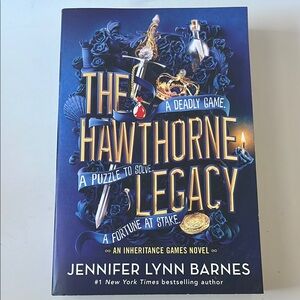 The Hawthorne Legacy by Jennifer Lynn Barnes - Blue Cover